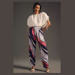 Anthropologie Silky Balloon Pants - New - Size 8